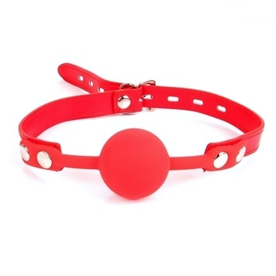 Кляп NotabuBDSM силикон красный 4 см