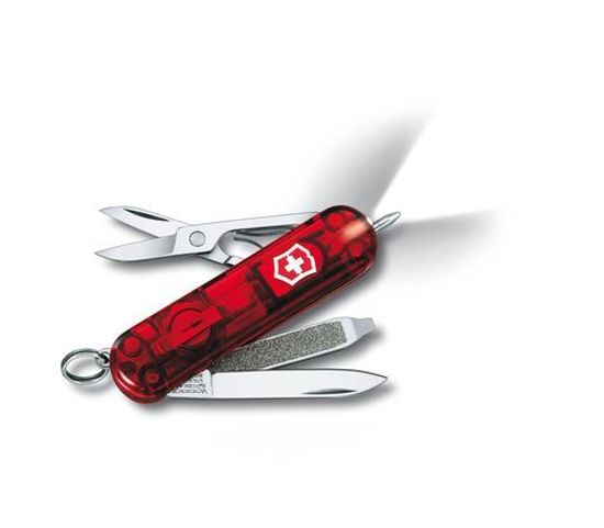 Нож Victorinox Мод. Signature Lite Red Trans (58 мм) 7 функций