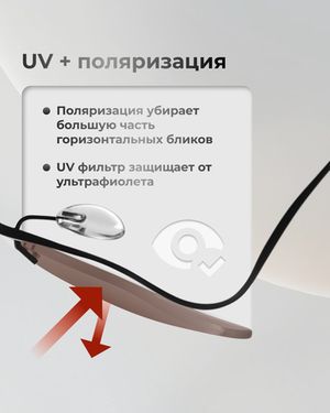 Поляризационная линза Clear Vision Polarized 1.5