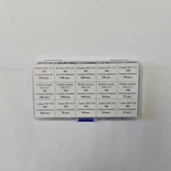 Набор гаек и шайб №1 (Din 934, Din 127, Din 125) М3, М4, М5, М6, М8.