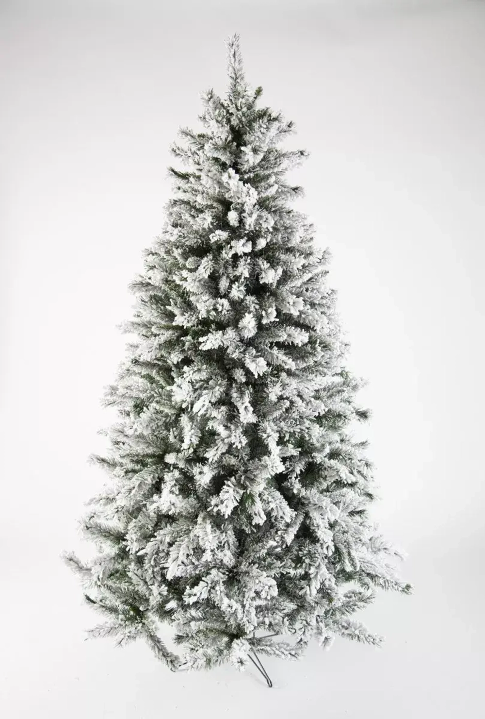 Ель Атлантида заснеженная 215 см., мягкая хвоя, Black Box (74343)