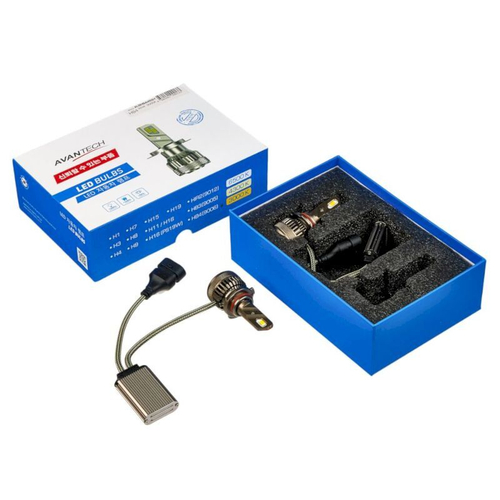 Лампа светодиодная LED Avantech HB4 12V 45W, 3000К (комплект 2 шт.) ALBHB445SY