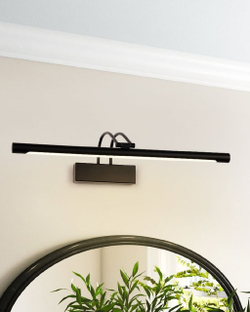 Светильники-надкартинники в чёрном и золотом цвете