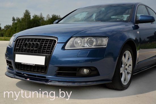 Накладка на бампер передний для AUDI A6 C6 S-Line (04-08)