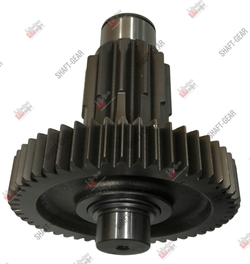 12JS160T-1707051 - Вал промежуточный демультипликатора (короткий) на КПП