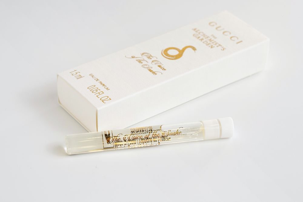 Пробник парфюмерной воды The Voice of the Snake от Gucci из коллекции The Alchemist's Garden