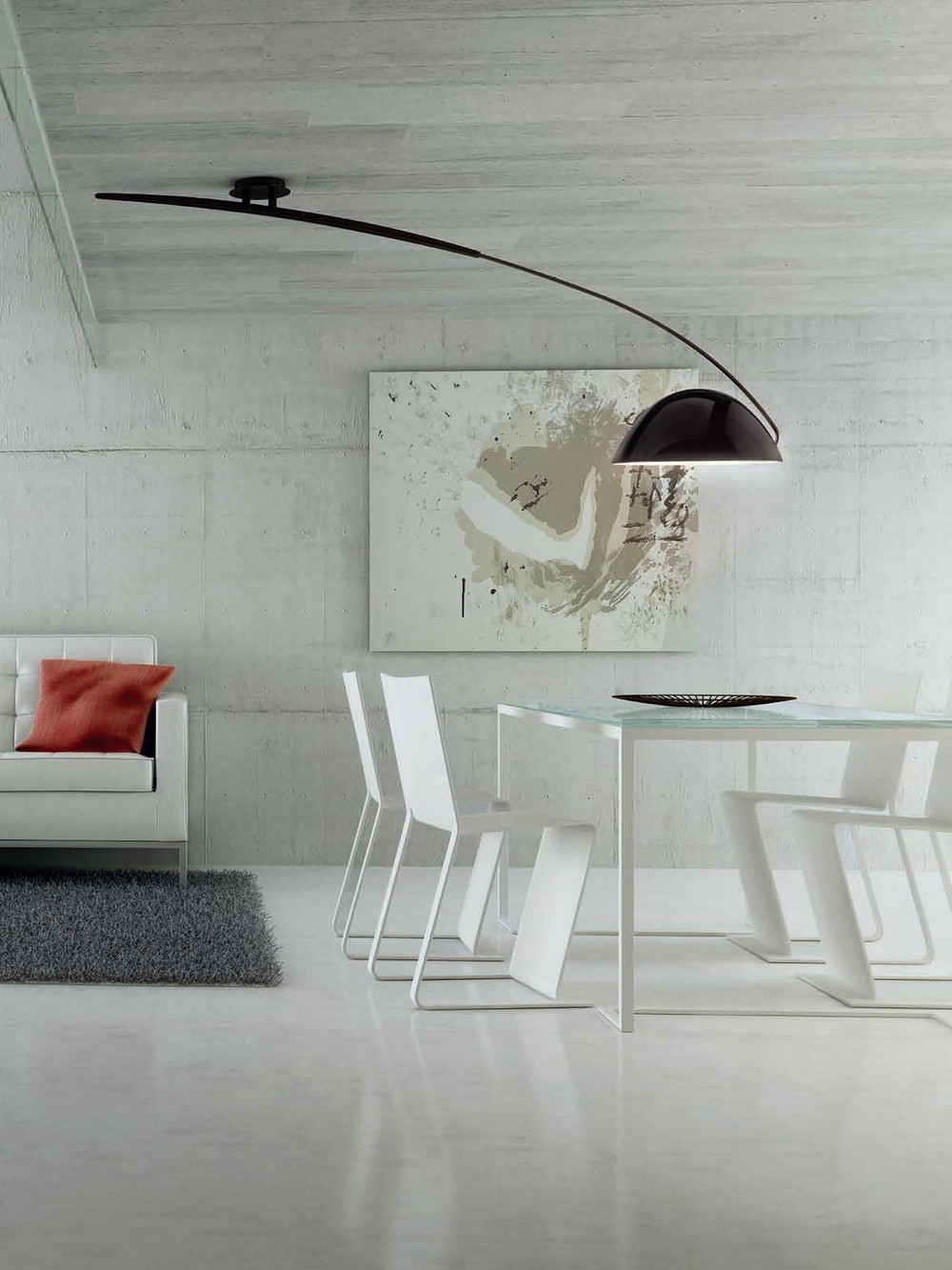 Ceiling design lamp Pluma by Estiluz