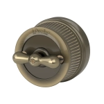 Выключатель на 4 положения двухклавишный (бронзовый) Vintage W5720012