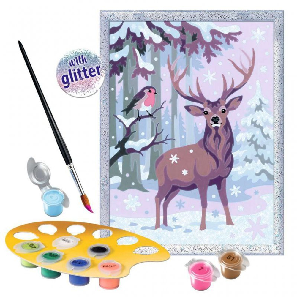 Ravensburger - CreArt Книжка-раскраска для детей Зимние друзья 200788