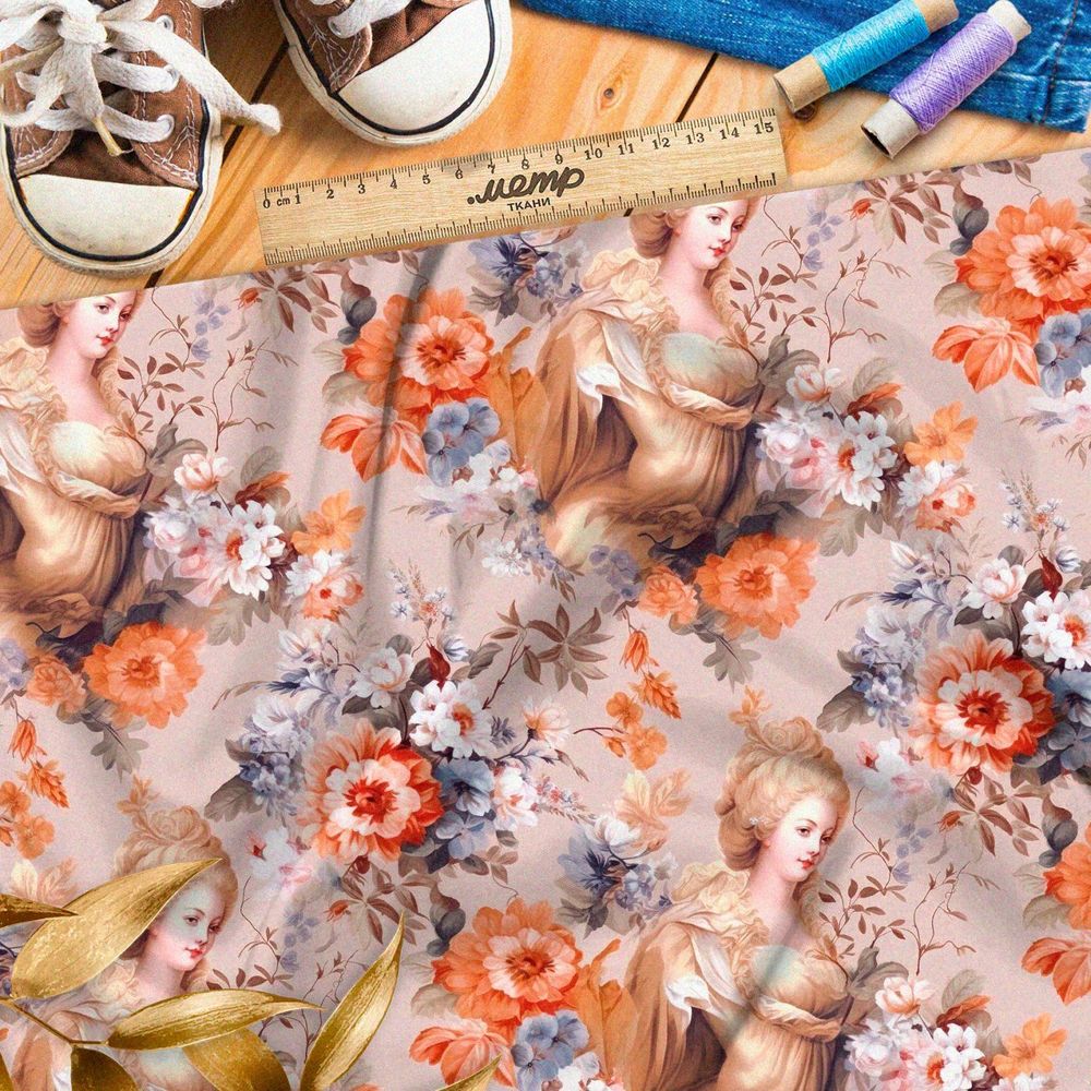 Ткань премиум дюспо осенние мелодии