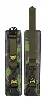 Армейский BDSM-набор Army Bondage (Цвет: зеленый камуфляж)