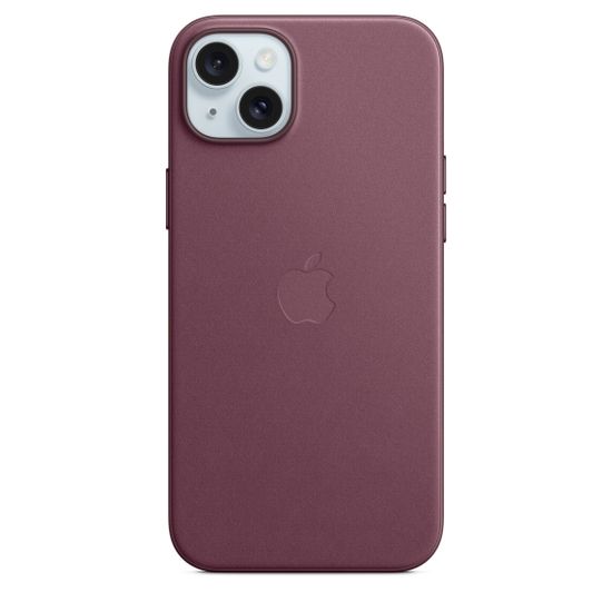 Apple FineWoven Case with MagSafe iPhone 15 Plus Mulberry (Розовый)