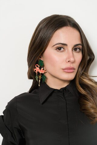 Серьги Тигр