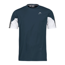 Мужское теннисное поло HEAD Club 22 Tech T-Shirt Men - Dark Blue, White
