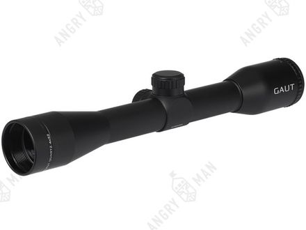 Прицел Quartz 4x32, сетка 3 (Mil-Dot) нить, без подсветки, 25.4мм, 1/4 МОА, 305г, Gaut
