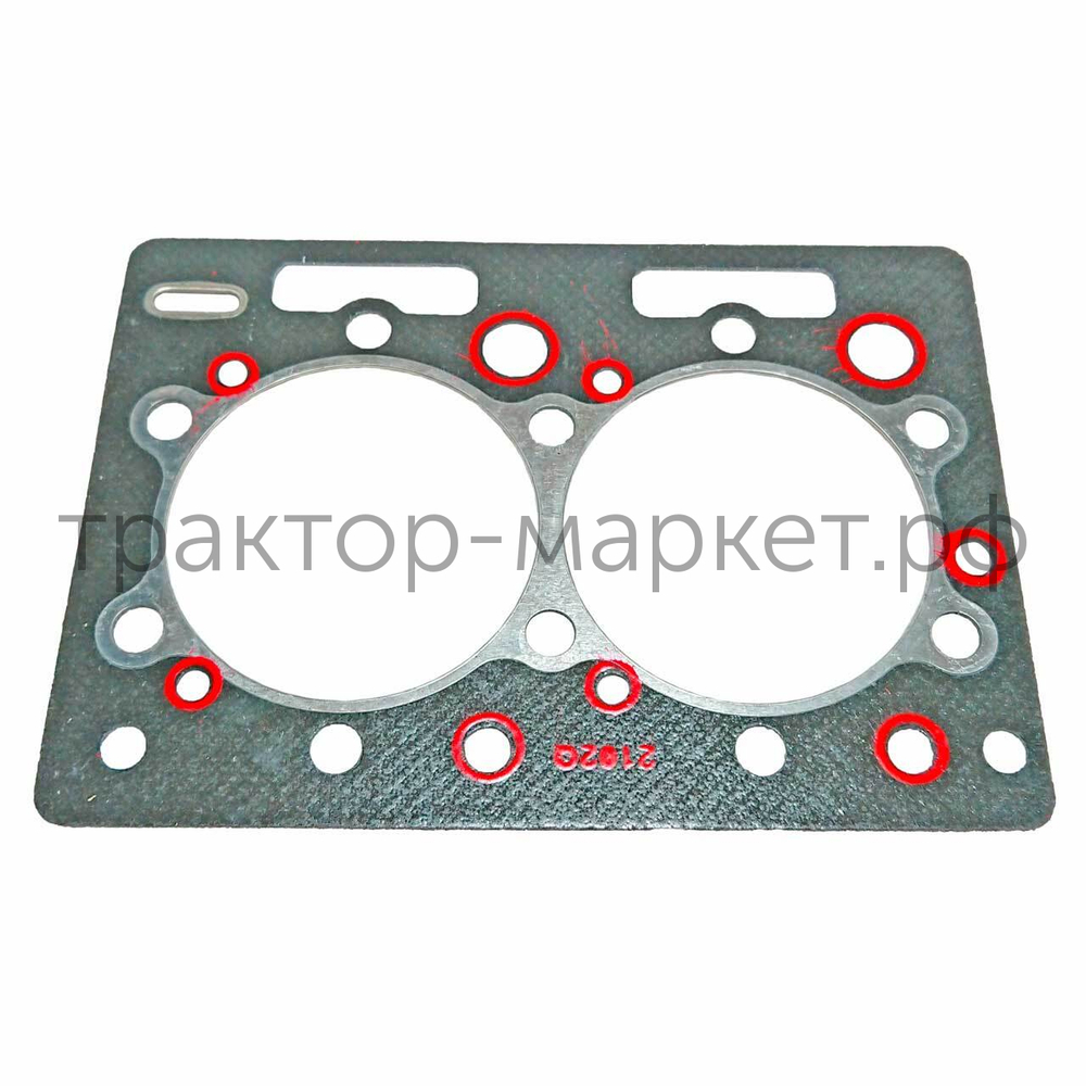 Прокладка ГБЦ JD2100 (TY2100I) D=112 мм Уралец/Синтай