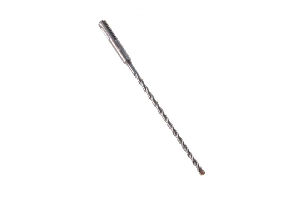 Бур по бетону, двойная спираль, Cobalt W-tip, 6x210 мм, SDS PLUS, серый