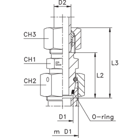 Соединение PNF DS14 36х2 B3 (в сборе)