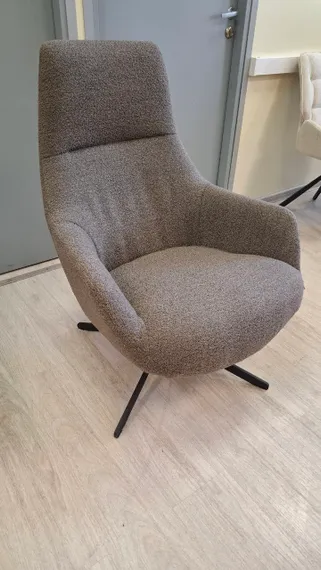 Крутящееся кресло Beta, серо-коричневое