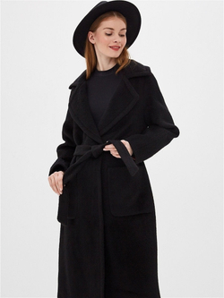 Пальто женское тедди чебурашка, SilverFox (арт. S956cz)