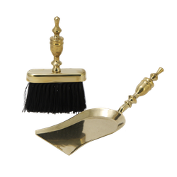 Alberti Livio Набор для камина: совок большой + щетка плоская