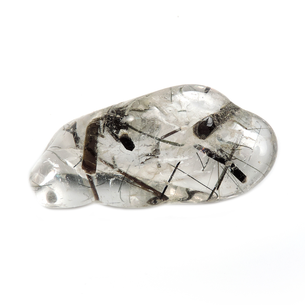 Кварц-волосатик с турмалином шерлом асс.