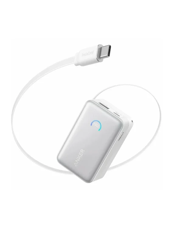 Внешний аккумулятор Anker Nano Power Bank 10000 mAh 45W (A1636) белый