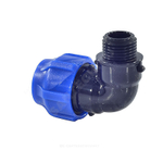 Отвод компрессионный ПЭ Дн 25х1/2"х90гр НР Ру16 VALFEX 1210012425012