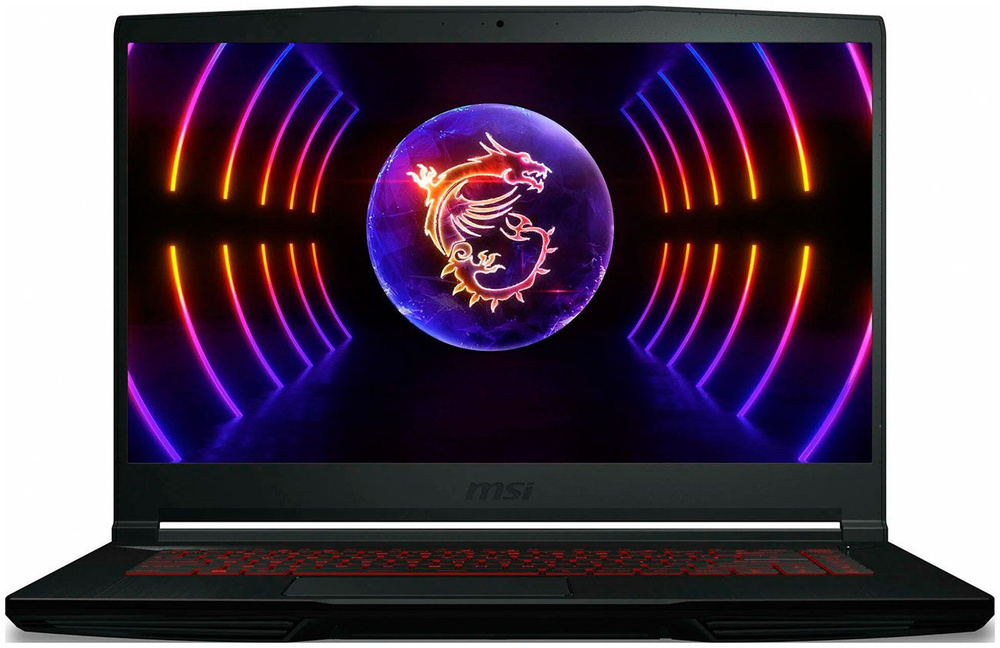Ноутбук MSI Thin GF63 12UC-1094XRU, 15.6" (1920x1080) IPS 144Гц/Intel Core i5-12450H/8ГБ DDR4/512Б SSD/GeForce RTX 3050 4ГБ/Без ОС, черный (9S7-16R821-1094)