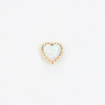 Cupid tops with synthetic opal