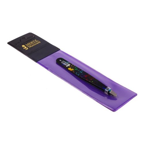 Mertz Пинцет диогональный A182 с декором