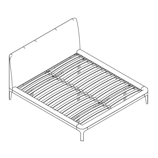 Кровать с решеткой RONDA, MOD INTERIORS