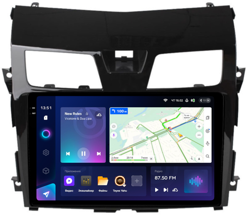 Магнитола для Nissan Teana L33 2014-2016 - Teyes CC3-2K QLed Android 10, Быстрая, SIM-слот, CarPlay