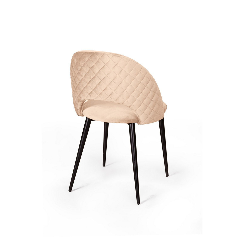 Стул Max ромб, бархат бежевый 5