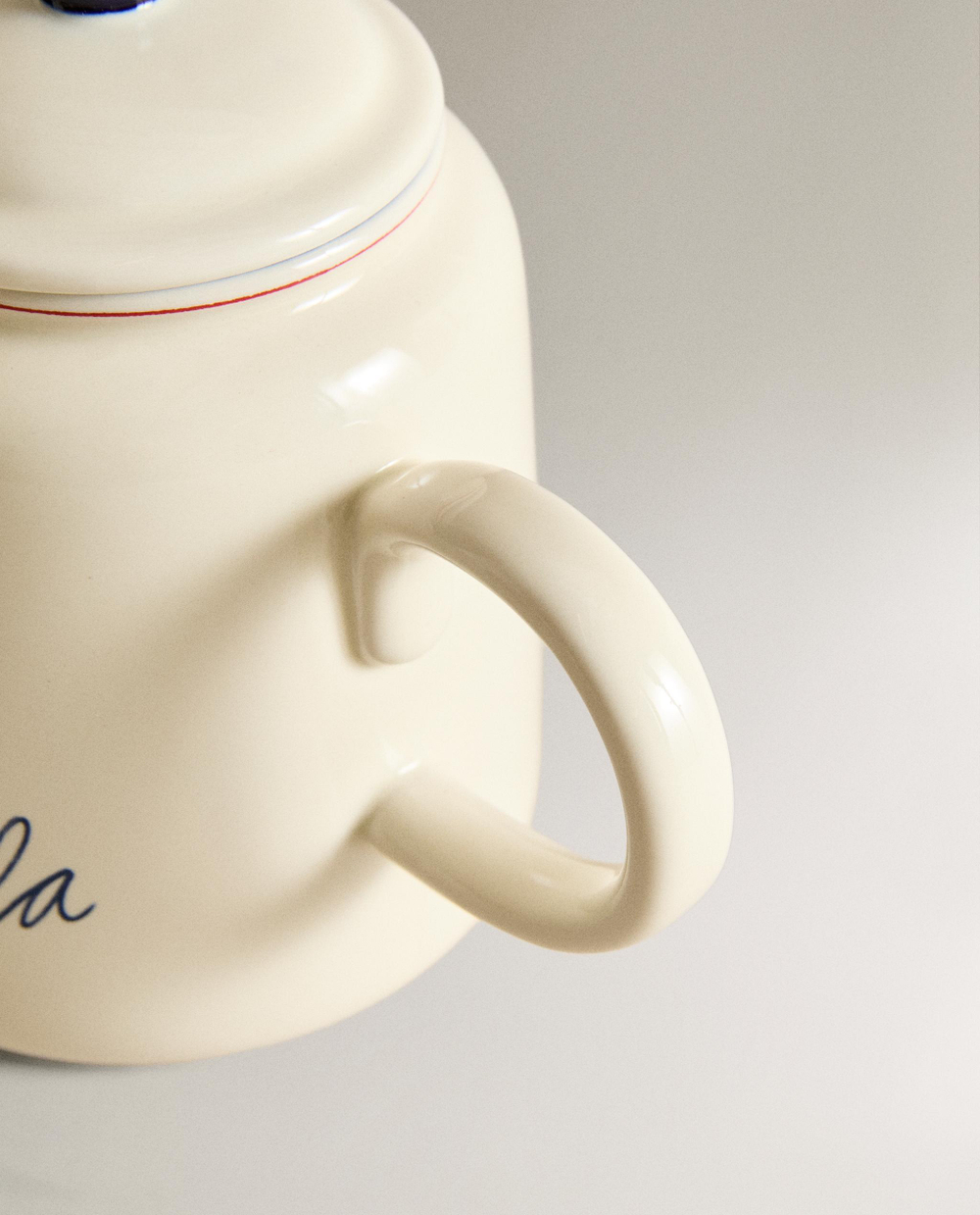 Zara Home заварочный чайник из фарфора, цвет разноцветный, 5 см