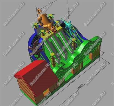 Коммерческий надувной батут "Килиманджаро"