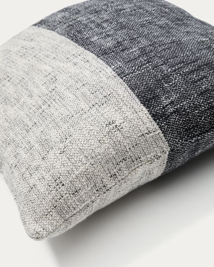 Чехол на подушку из серого хлопка Dalel, 45 x 45