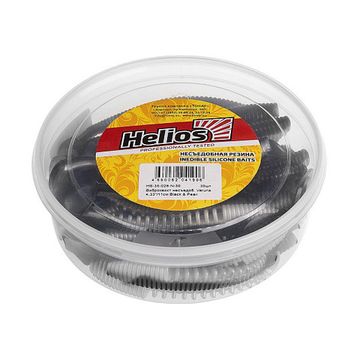 Виброхвост несъедоб. Varuna 4,33'/11см Black & Pearl 30шт. (HS-35-028-N-30) Helios