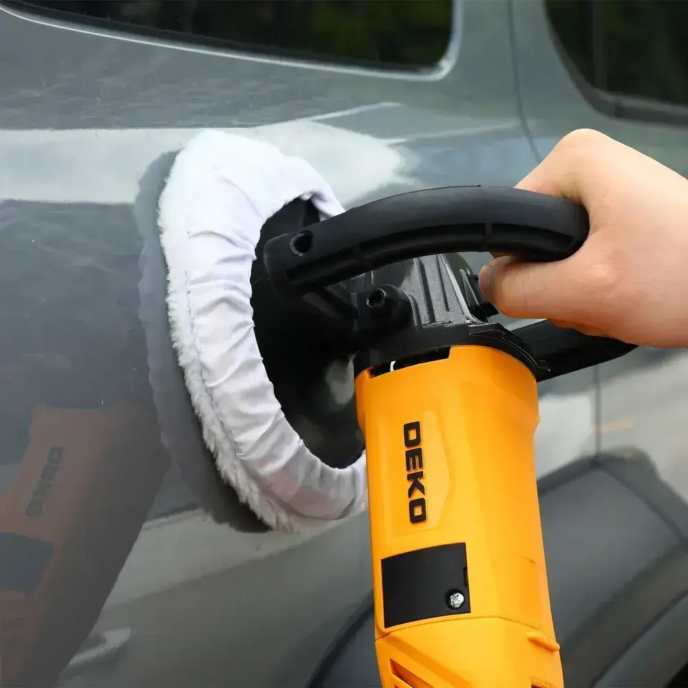 Шлифмашина полировальная сетевая DEKO DKP1500, 180 мм, 1500 Вт