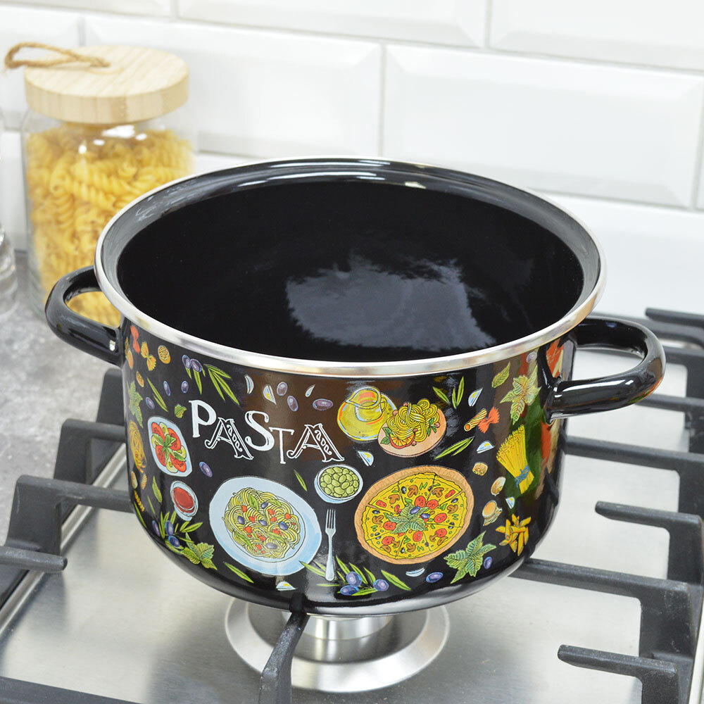 Кастрюля 3л "Pasta" черная