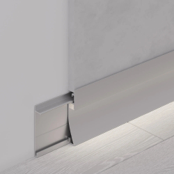 Профиль PLINTUS-H58-F-2000 ANOD (Arlight, Алюминий) 046391