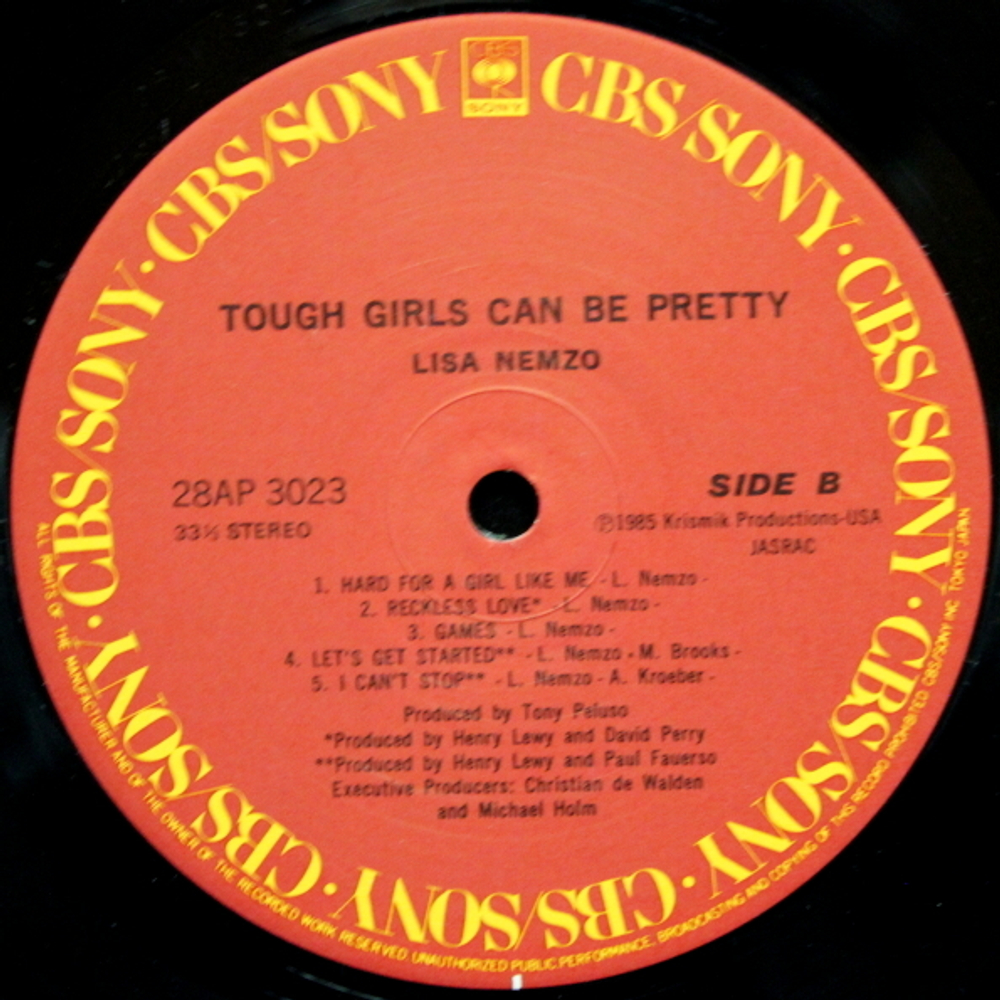 Lisa Nemzo / Tough Girls Can Be Pretty (LP)