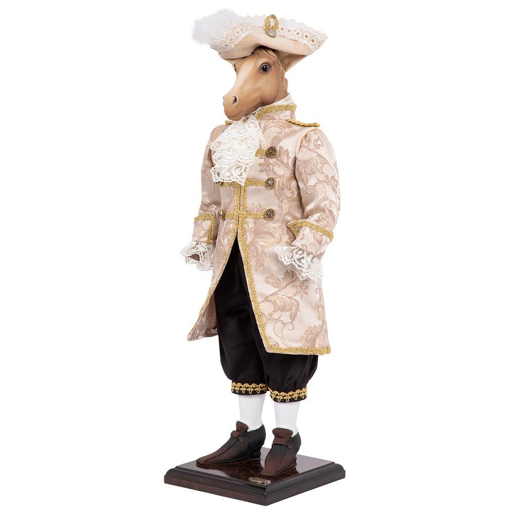 Кукла интерьерная коллекционная Конь Аристократ