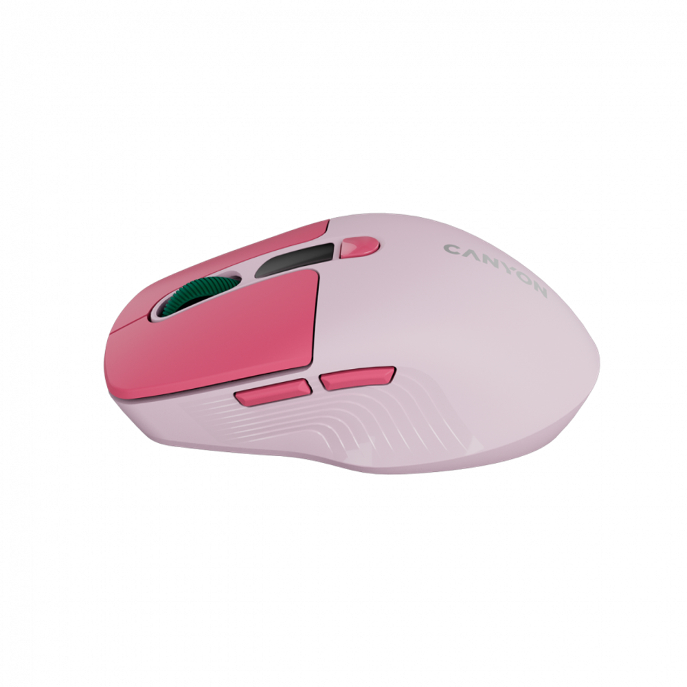 CANYON mouse MW-26 LCD Silent Dual Mode Wireless Pink