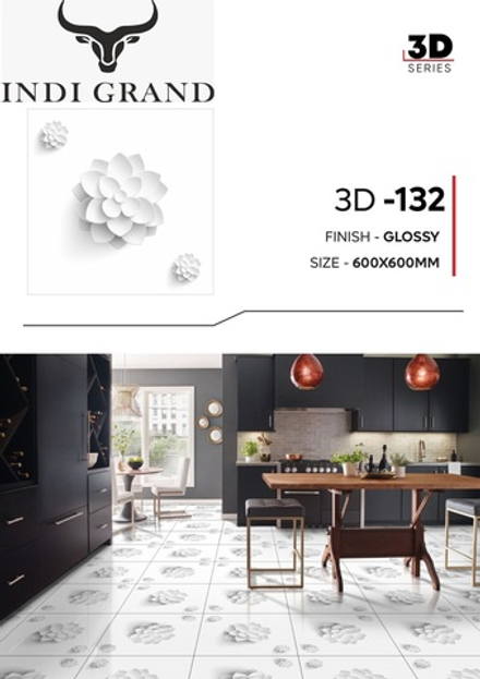 Керамогранит 3D 60х60 glossy-132