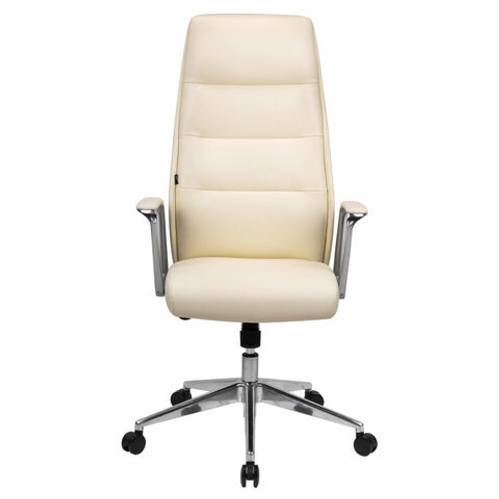 Кресло BRABIX PREMIUM "Adept EX-752", синхромеханизм, алюминий, экокожа, бежевое, 532931