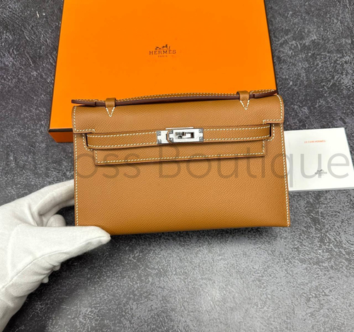 Сумка Hermes Kelly Pochette Caramel