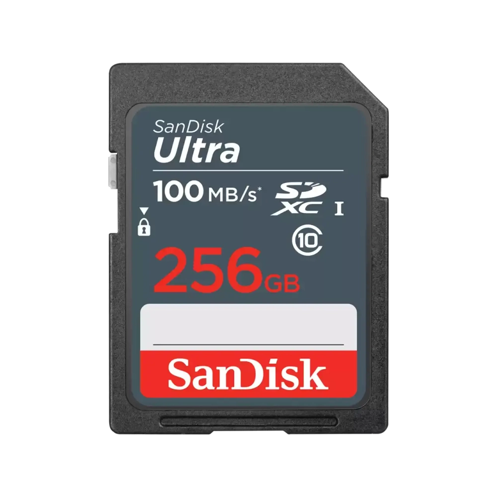 Карта памяти SanDisk Ultra SDXC 256GB, R 100 МБ/с