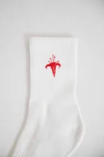 Носки Нетак «Лилии» Белые