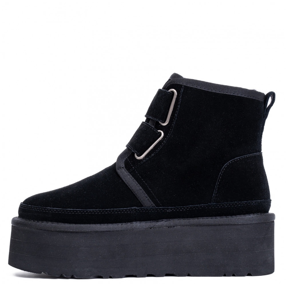 UGG Neumel Platform Buckle Black